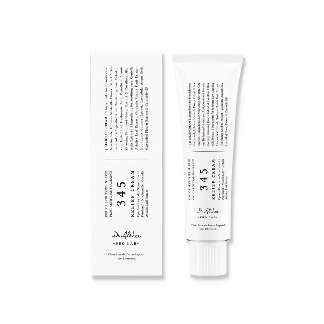 Dr. Althea 345 Relief Cream, Calming acne-prone and irritated skin